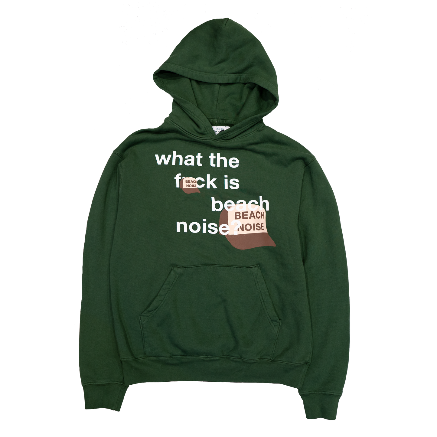 WTF IS BEACH NOISE? OVERSIZED HOODIE (GREEN)