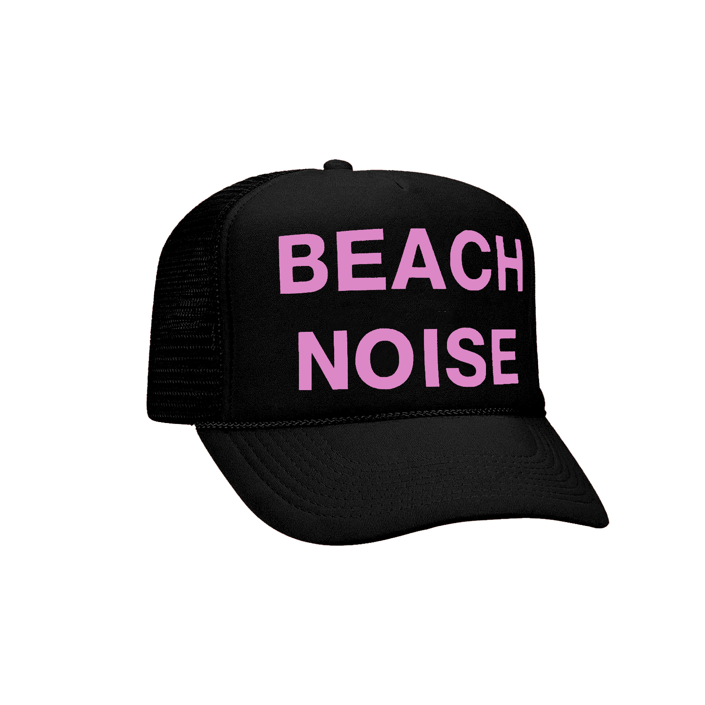 Beach Noise Trucker (Black + Pink)